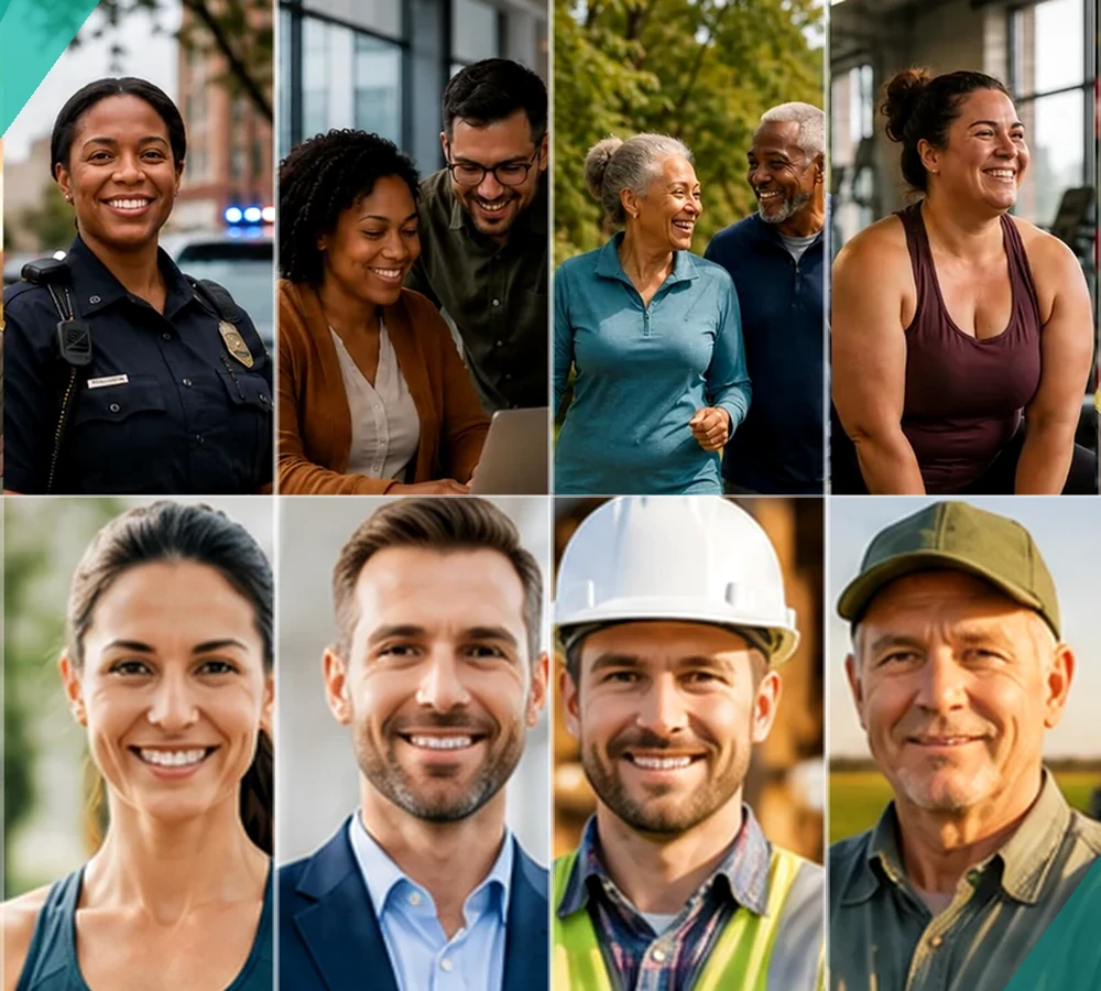 People representing FLHIN program access